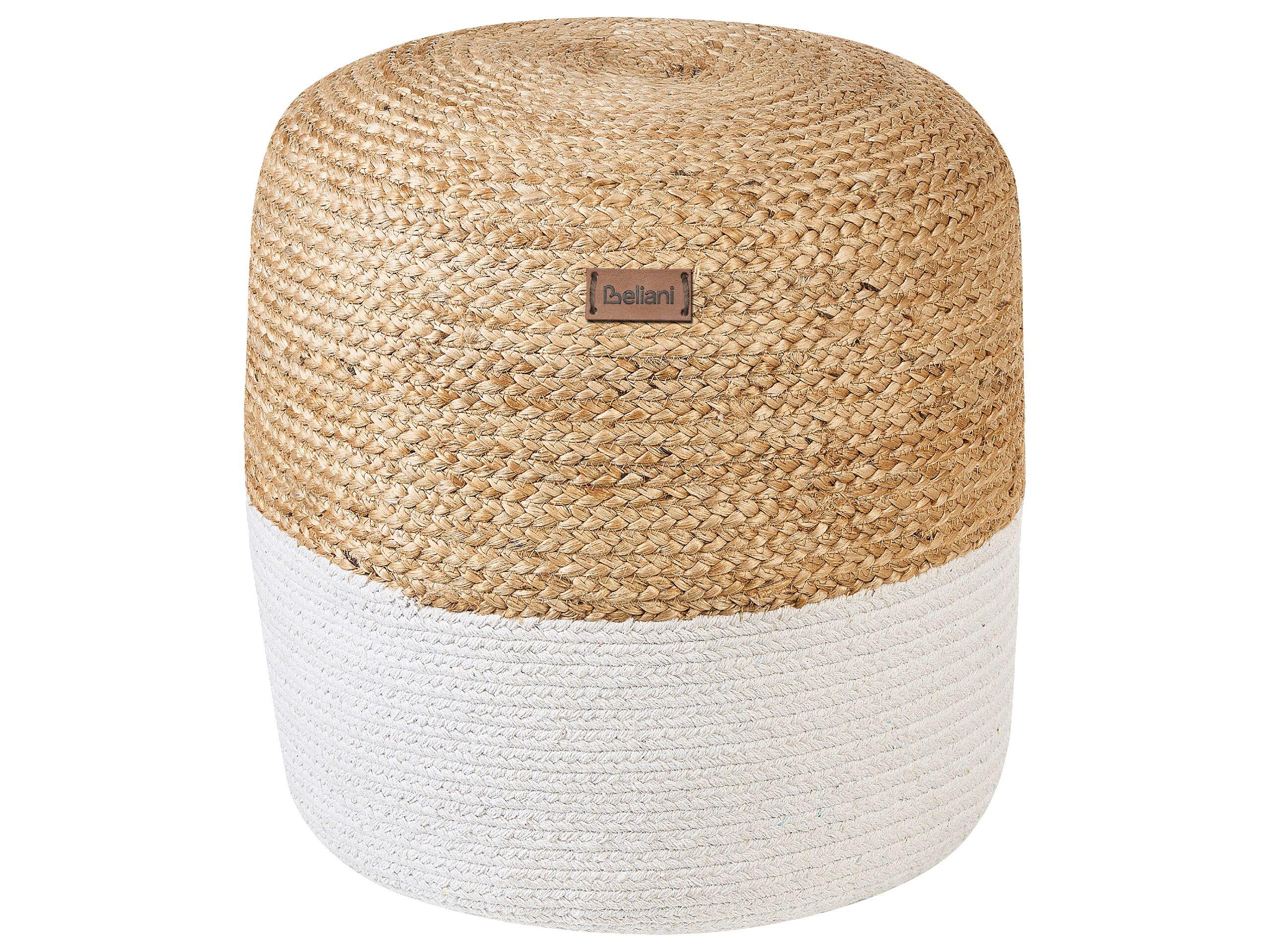 Beliani Pouf en Coton Boho DALAMA  