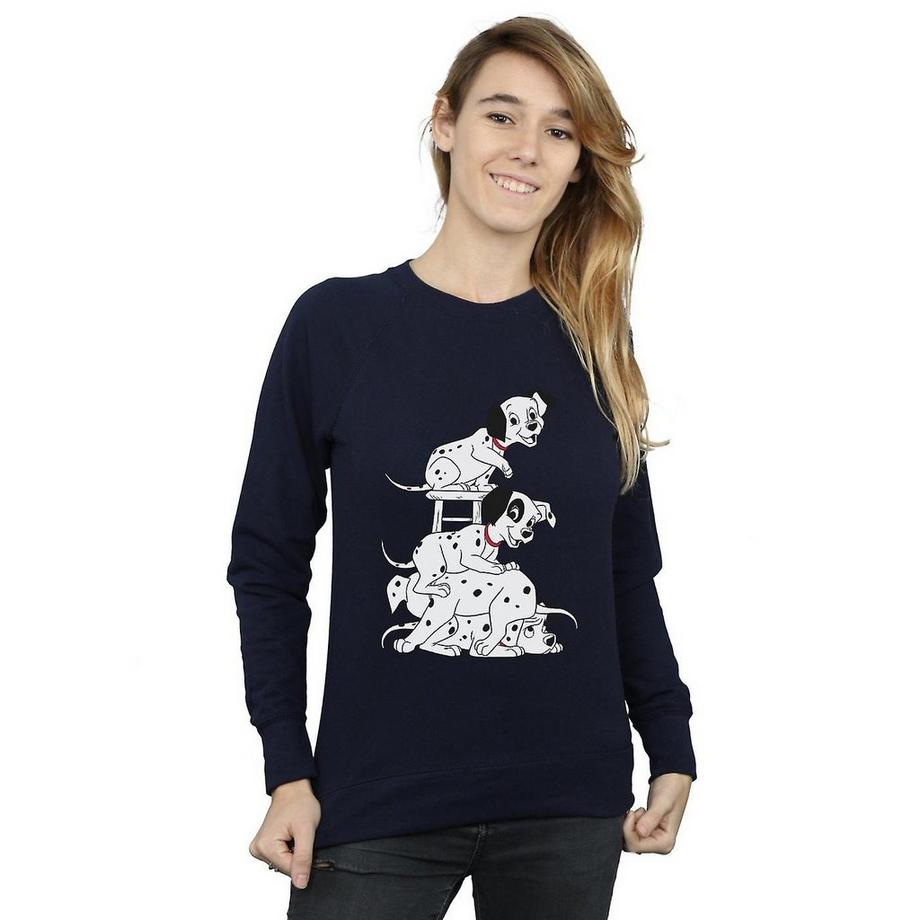 101 Dalmatians 101 Dalmatians Sweatshirt Chiots Empilés  