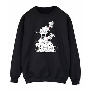 101 Dalmatians 101 Dalmatiens Sweatshirt Chiots Empilés  
