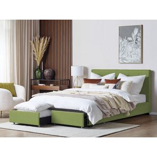 Beliani Letto contenitore en Poliestere Glamour ROCHELLE  