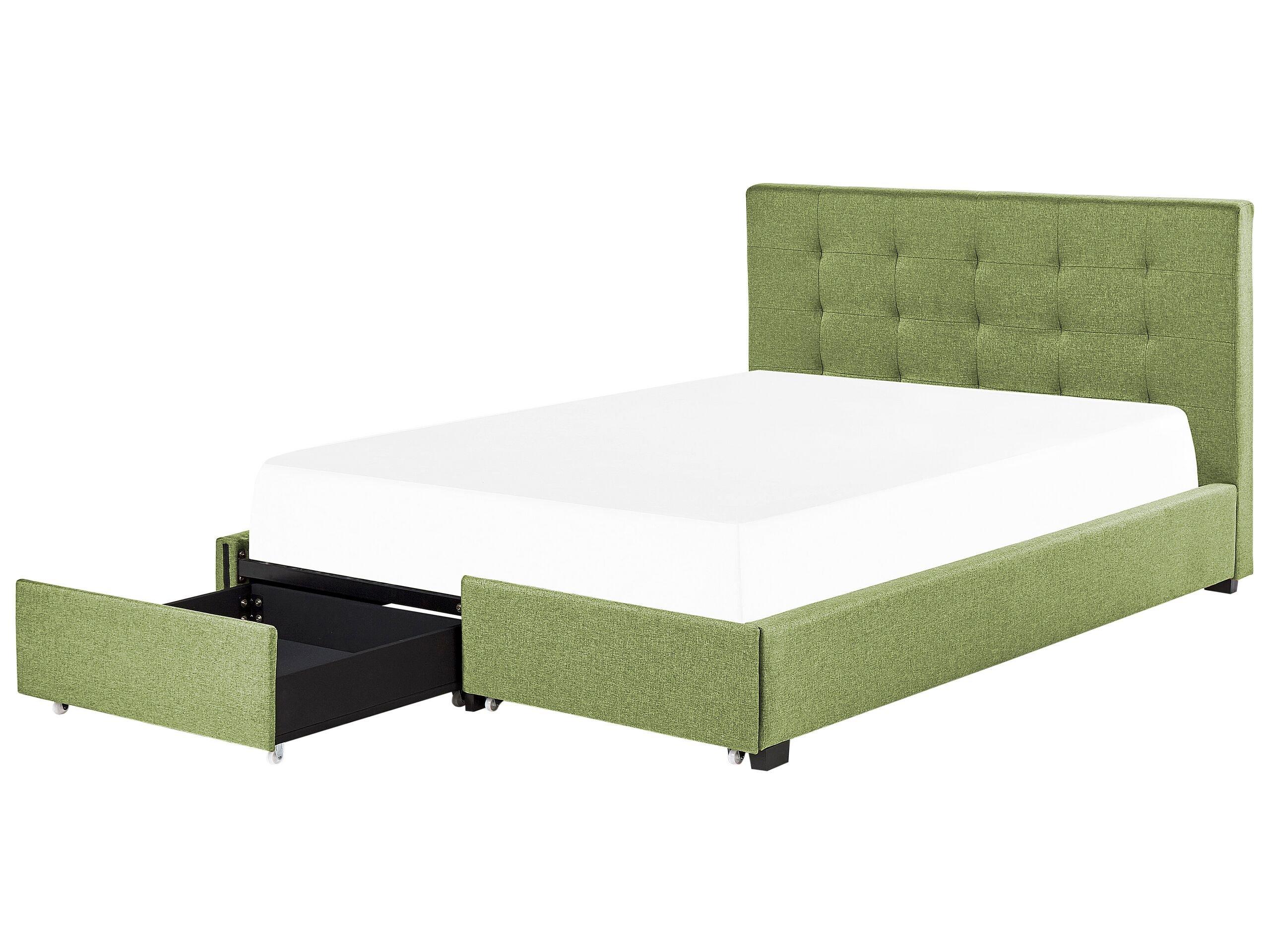 Beliani Letto contenitore en Poliestere Glamour ROCHELLE  