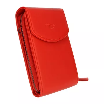 Pochette multiscomparto rossa