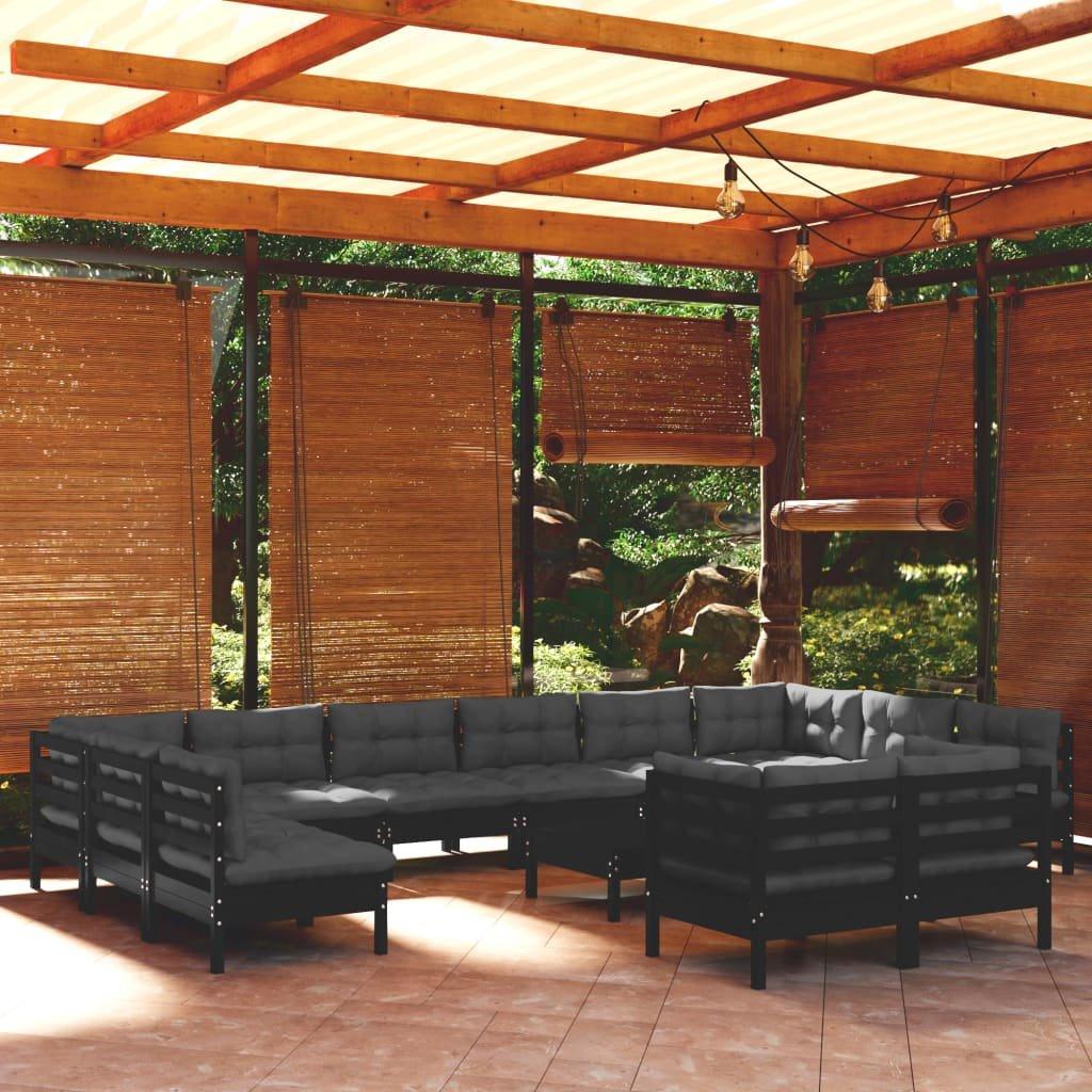 VidaXL Salon de jardin bois  