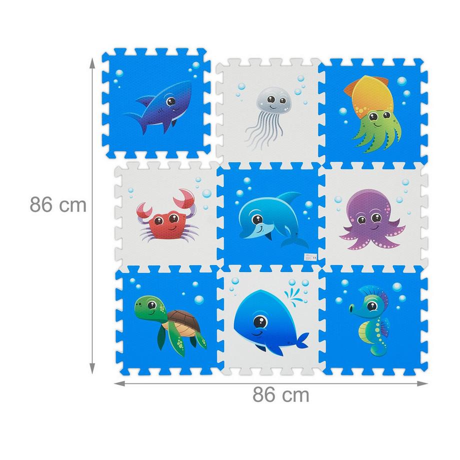 Northio Puzzlematte mit Meerestieren  