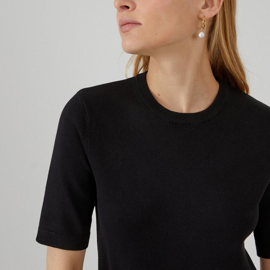 La Redoute Collections Kurzärmeliger Pullover  