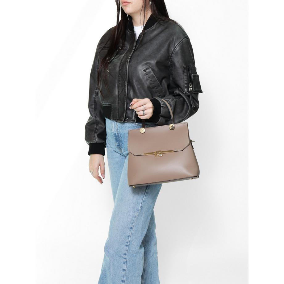 Viola Castellani Handtasche mit abnehmbarem Schultergurt  