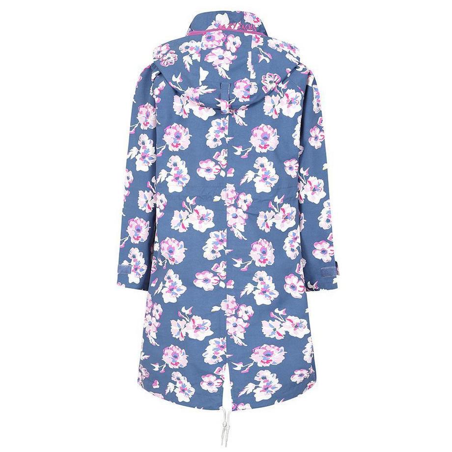 Lazy Jacks Giacca lunga impermeabile con motivo floreale  