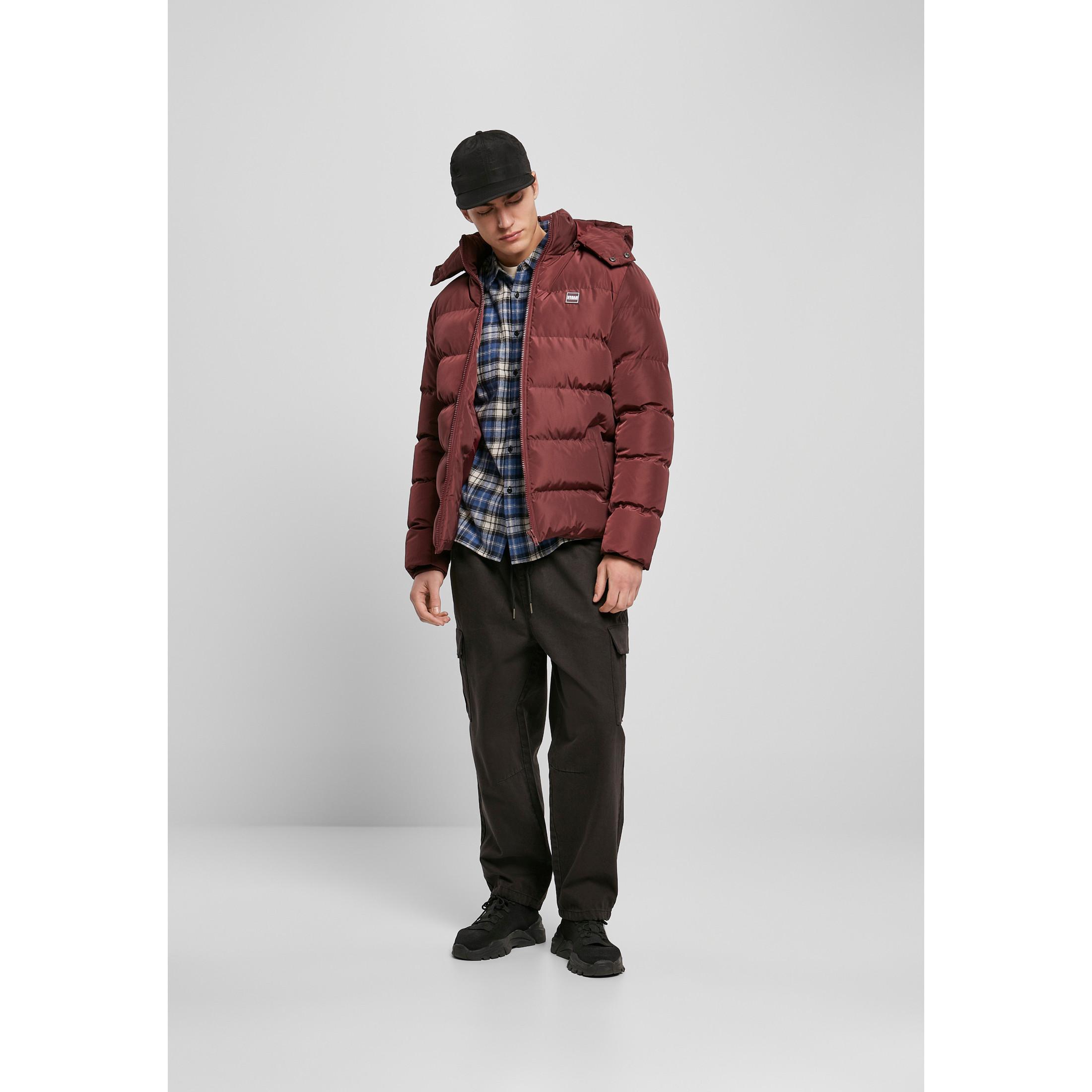 URBAN CLASSICS  vete urban claic hooded puffer 