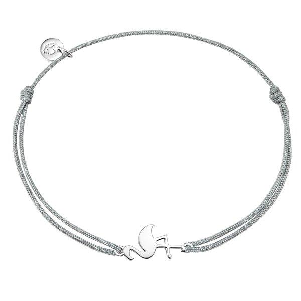 Glanzstücke München  Femme Bracelet en tissu Flamant rose 