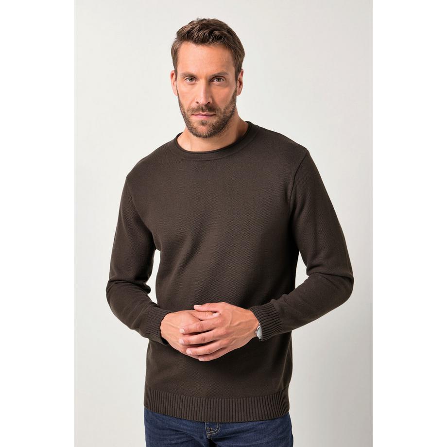 JP1880 Maglione in Maglia Lavorata Materiali Riciclati  