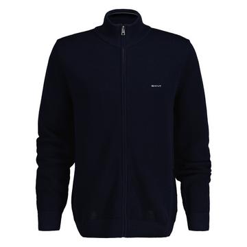 Veste en tricot  Confortable à porter-PIQUE HALF ZIP CARDIGAN