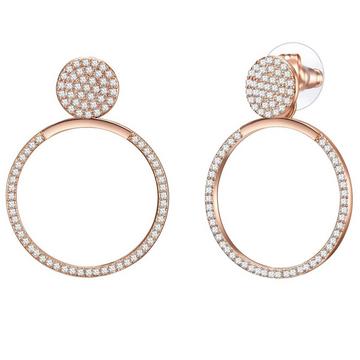 Femme Boucles d´oreilles Cercle