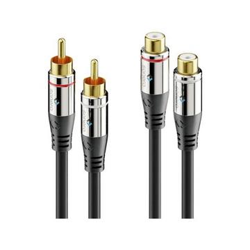 sonero S-AC710-050 cavo audio 5 m 2 x RCA Nero