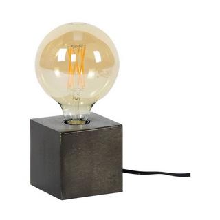 mutoni Lampe de table Block nickel noir  