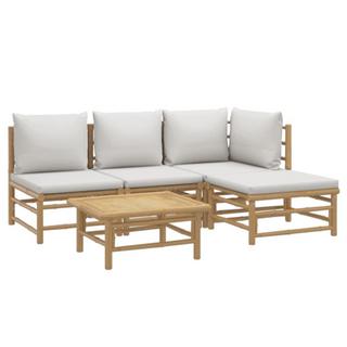 VidaXL Garten lounge set bambus  