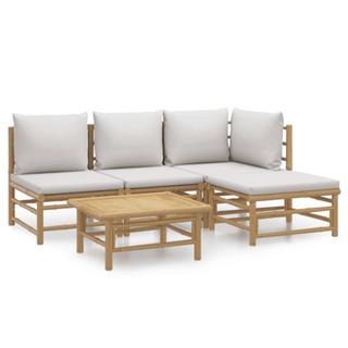 VidaXL Garten lounge set bambus  