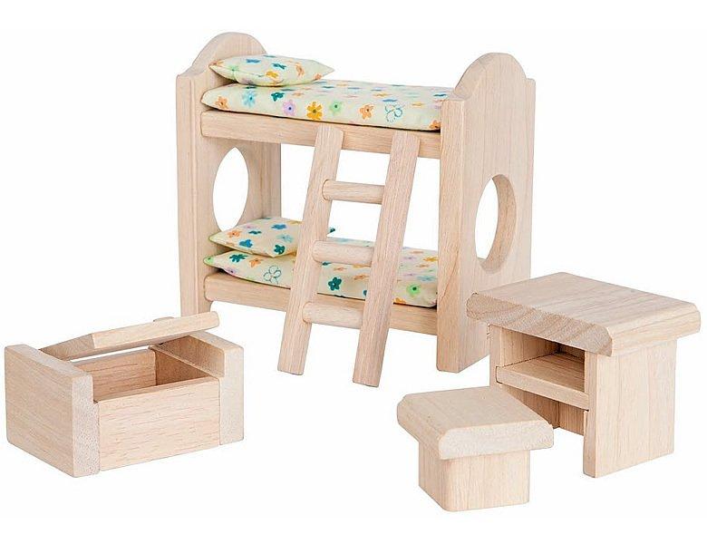 Plantoys  Plan Toys houten poppenhuis meubels klassieke kinderkamer 