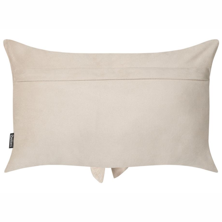 Beliani Lot de 2 coussins décoratifs en Velours  BELLE  