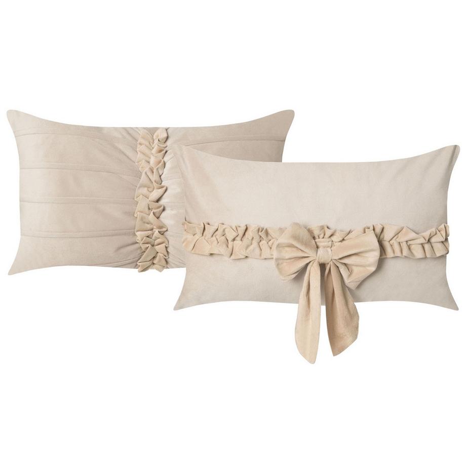 Lot de 2 coussins décoratifs en Velours  BELLE