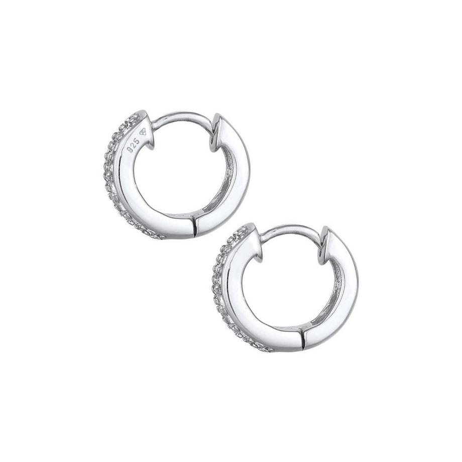 Elli  Ohrringe Creolen Kristalle Funkelnd 