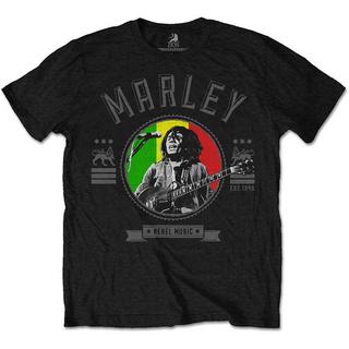 Bob Marley  Tshirt REBEL MUSIC SEAL 