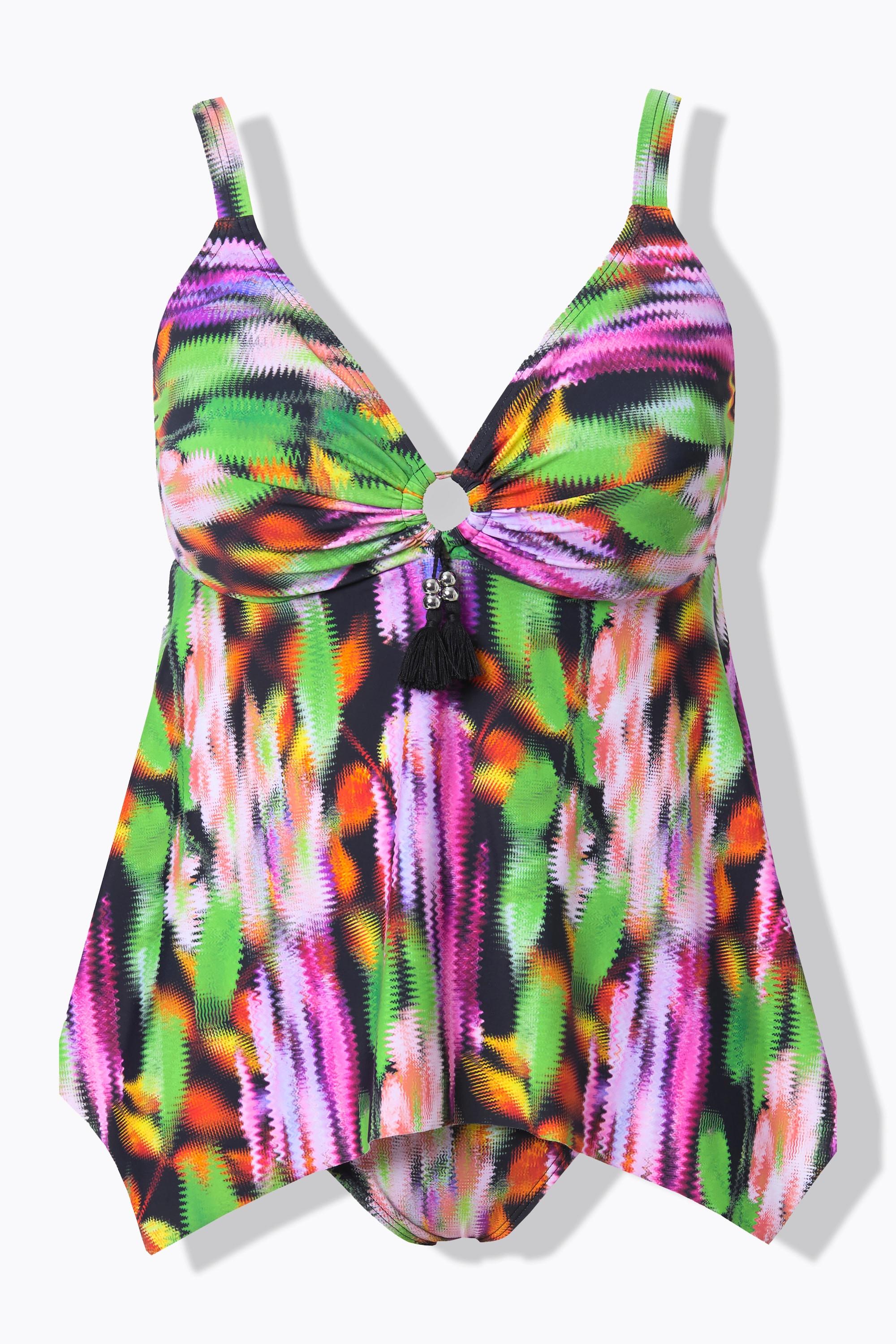 Ulla Popken Tankini Softcups Verstellbare Träger Recycelt  