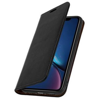 Avizar  Cover Echtleder Apple iPhone XR Schwarz 