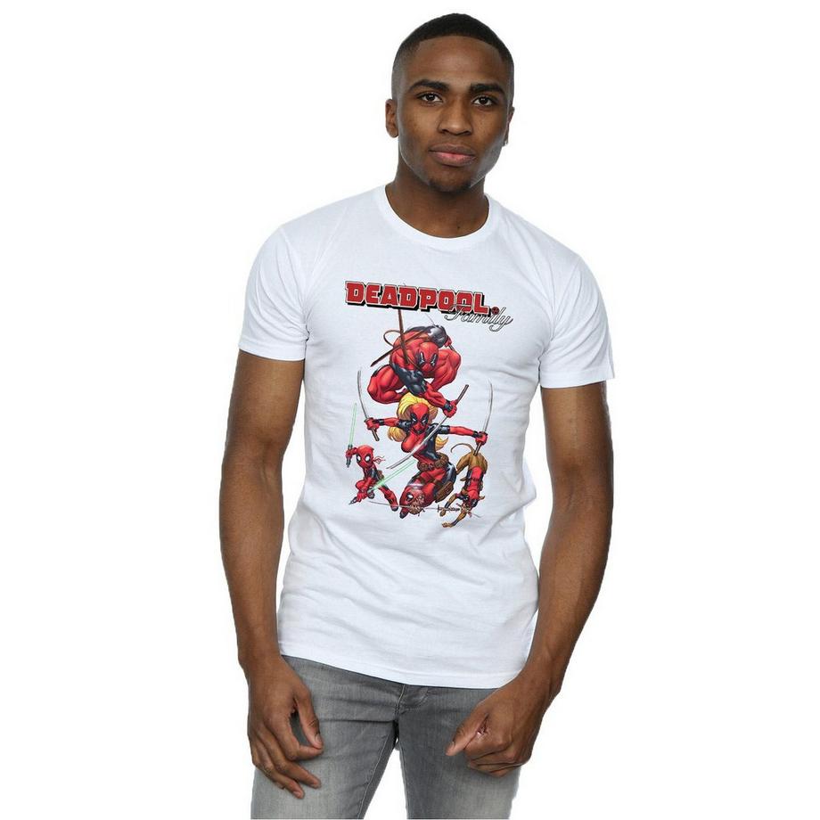 MARVEL Deadpool Family Grafikdruck T-Shirt  