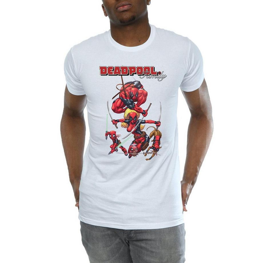 MARVEL Deadpool Family Grafikdruck T-Shirt  