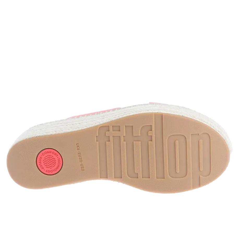 Fitflop Sandali Espadrille Eloise con Cinghie Incrociate in Pelle  