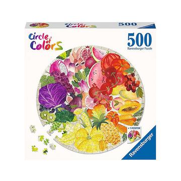 Ravensburger 500 pièces puzzle rond - Cercle de couleurs - Fruits & Légumes