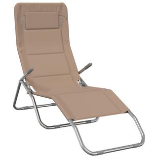 VidaXL Chaise longue acier  