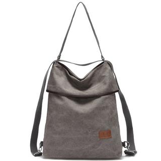 Only-bags.store Canvas Umhängetasche Rucksack Handtasche Vintage Anti-Diebstahl Hobo Tasche  