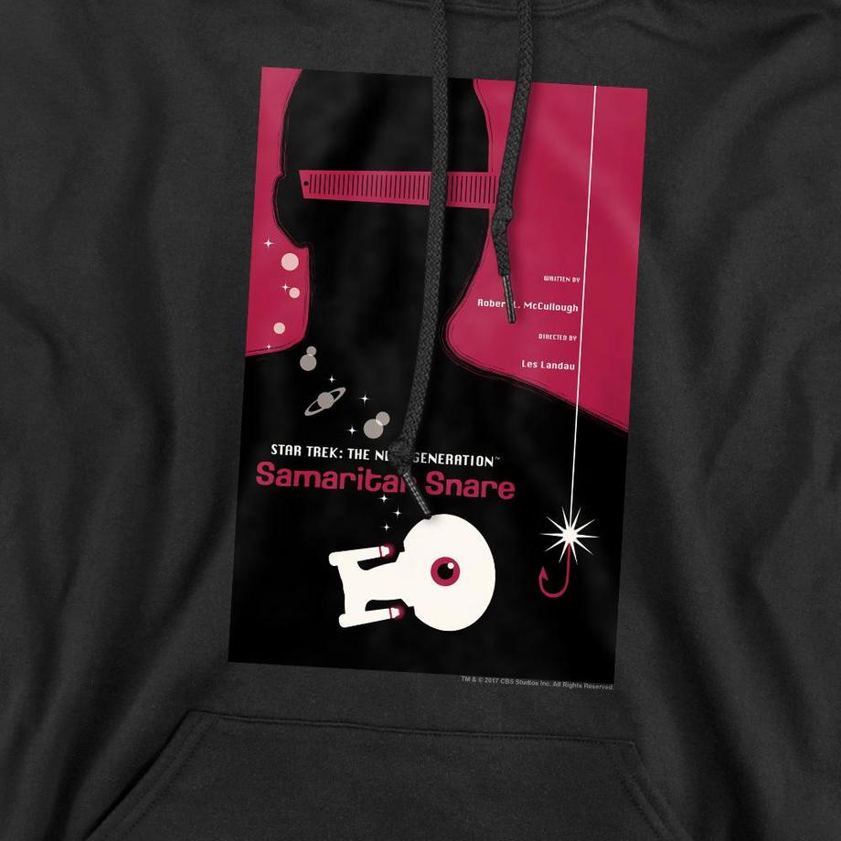 Star Trek The Next Generation Season 2 Episode 17 Felpa con cappuccio  