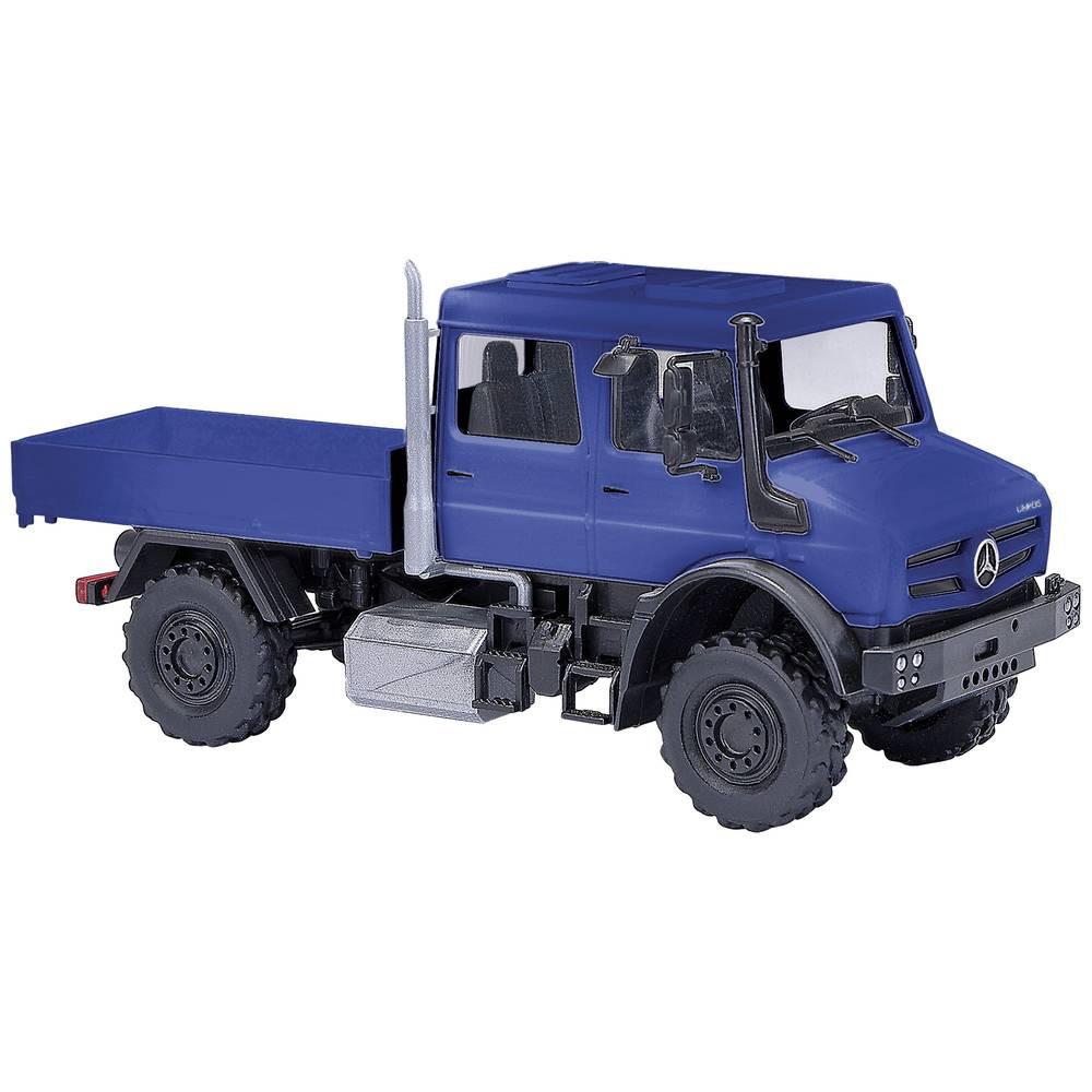 BUSCH  H0 LKW Modell Mercedes Benz Unimog U 5023, blau 