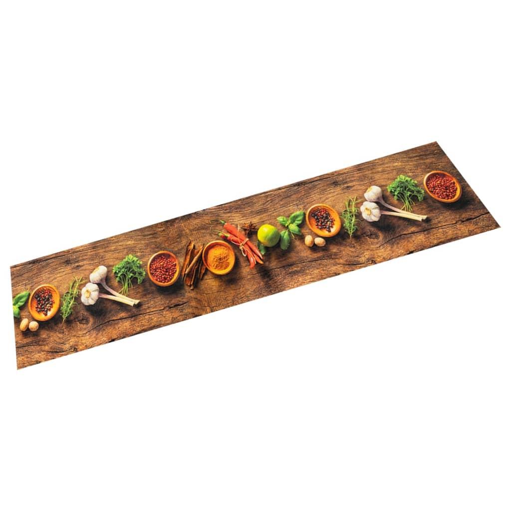 VidaXL Tapis de cuisine polyamide  