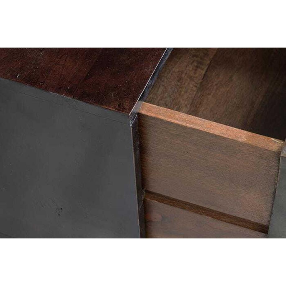 mutoni TV-Lowboard Hieroglyph Mango dunkelbraun 180  