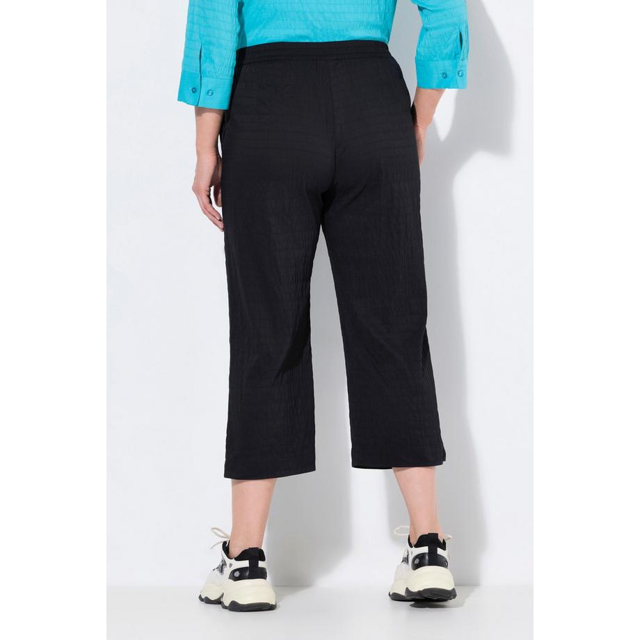 Ulla Popken Ruby 7/8 Ginocchia Modellate Gamba Dritta Pantaloni  