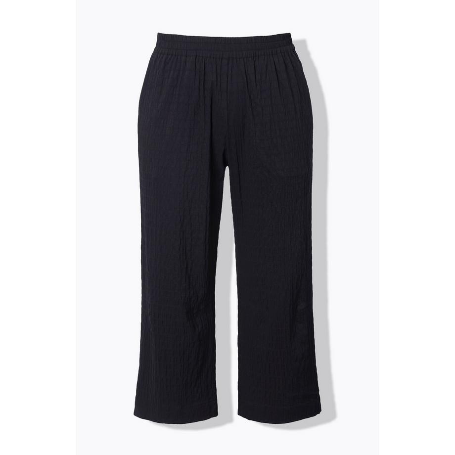 Ulla Popken Ruby 7/8 Ginocchia Modellate Gamba Dritta Pantaloni  