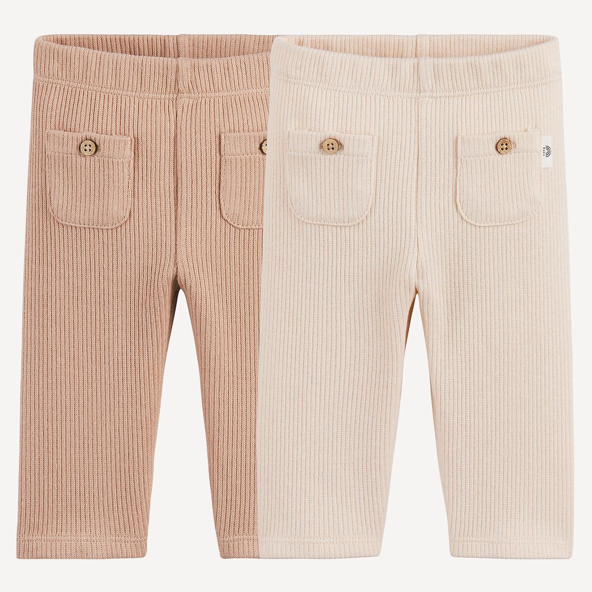 La Redoute Collections  2er-Pack Leggings aus Rippmaterial 