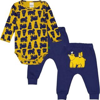 Fred`s World by Green Cotton  Set aus Langarmbody und Babyhose 