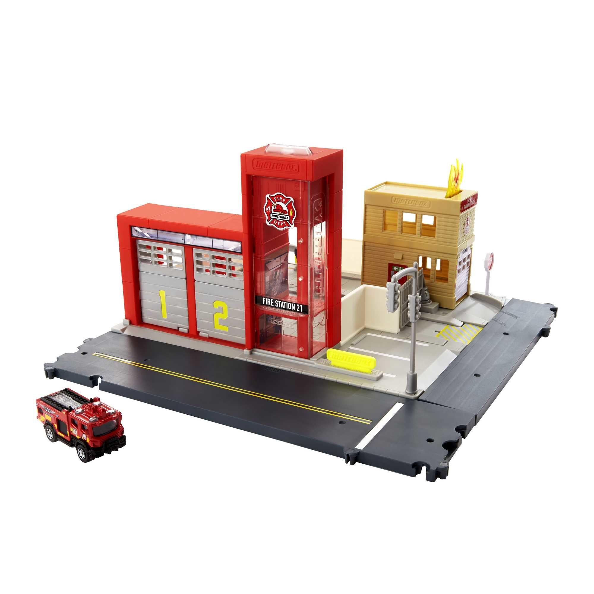 Matchbox  Matchbox Action Drivers Fire Station Rescue 