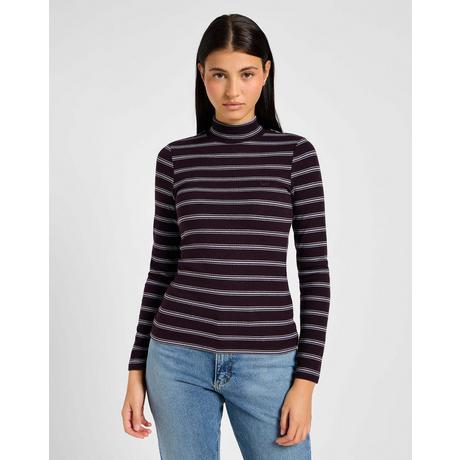 Lee  Chemise à manches longues Ribbed Longsleeves High Neck 