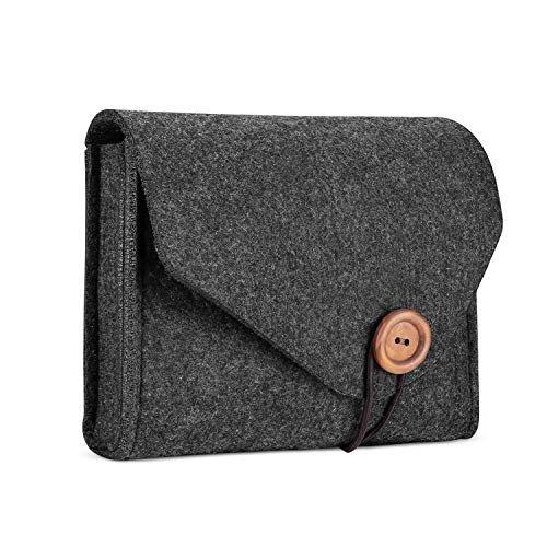 Only-bags.store  Filz-Aufbewahrungstasche, tragbare Reise-Elektronik-Zubehör-Organisationstasche für MacBook Laptop Maus Netzadapterkabel Power Bank Handy-Zubehör Ladegerät SSD HHD 