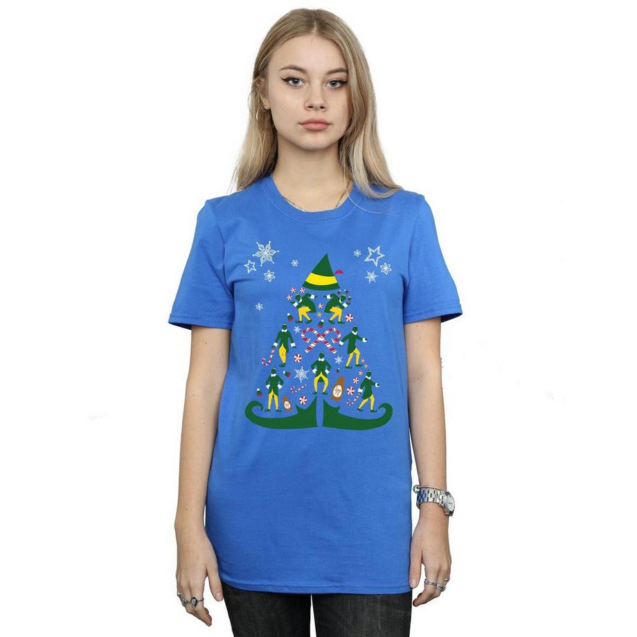 Elf Weihnachtsbaum Relaxed Fit T-Shirt  