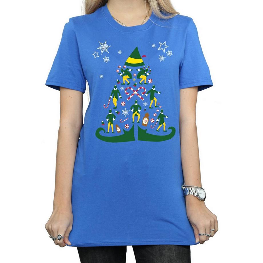 Elf Weihnachtsbaum Relaxed Fit T-Shirt  