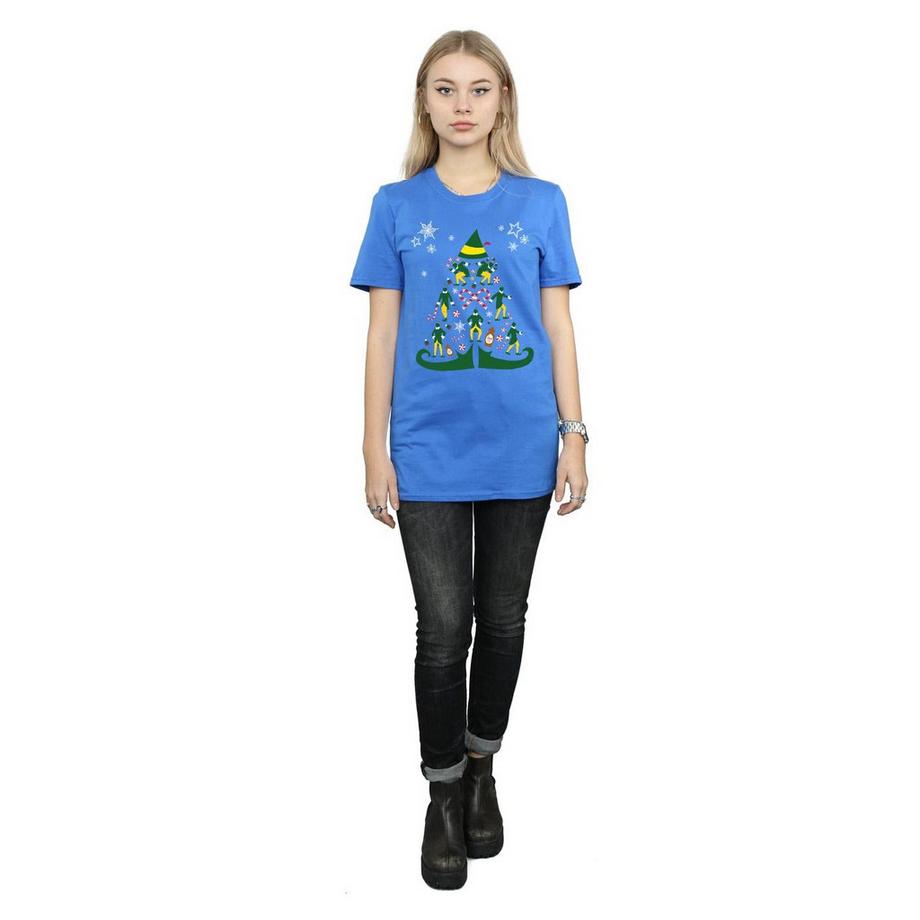 Elf Weihnachtsbaum Relaxed Fit T-Shirt  