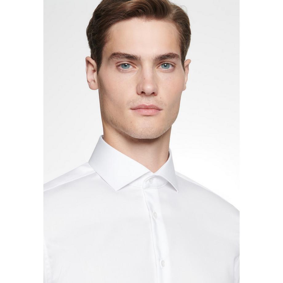 Seidensticker  Business Hemd Slim Fit Langarm Uni 
