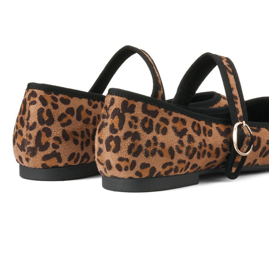 La Redoute Collections Ballerine con Fibbia Stampa Leopardata  