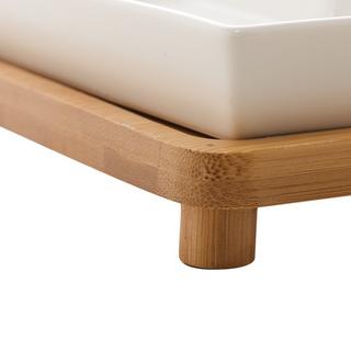 Bon Gourmet Weißes Porzellan-Appetitanreger-Set  